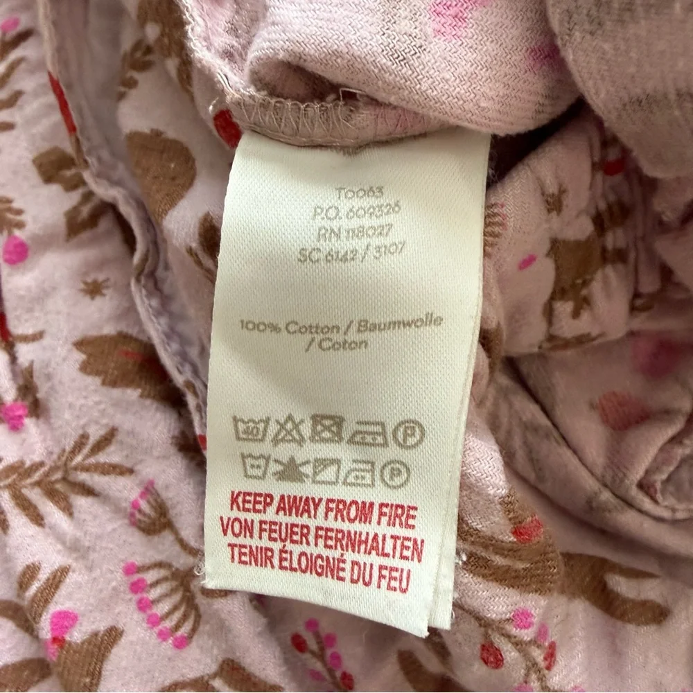 Boden Woodland Animal‎ Print Cotton Pajama Lounge Pants M